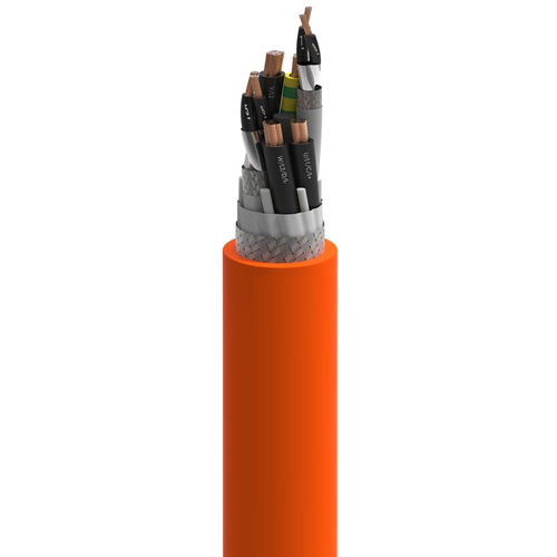 Электрический кабель серводвигателя, бронированный, медный