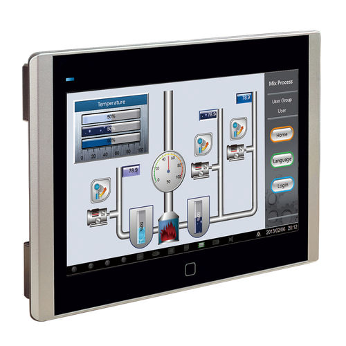 Резистивный сенсорный экран серии HMI P10 для монтажа на панели800 x 480ARM Cortex-A8