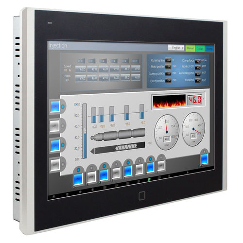 5-проводной резистивный сенсорный экран HMI серии P15 для монтажа на панели1366 x 768ARM Cortex-A8