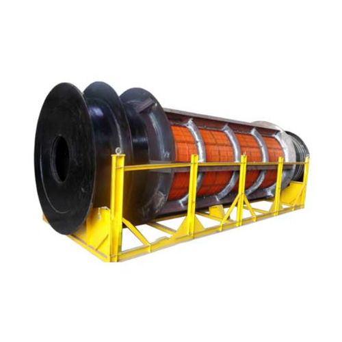 Drum screener for bulk materials