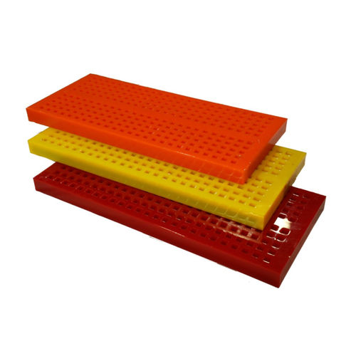 Polyurethane screen plate perforatedrubber