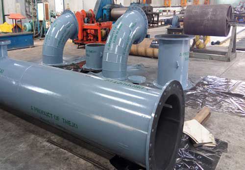 Химический фитинг фланецколеноDIN