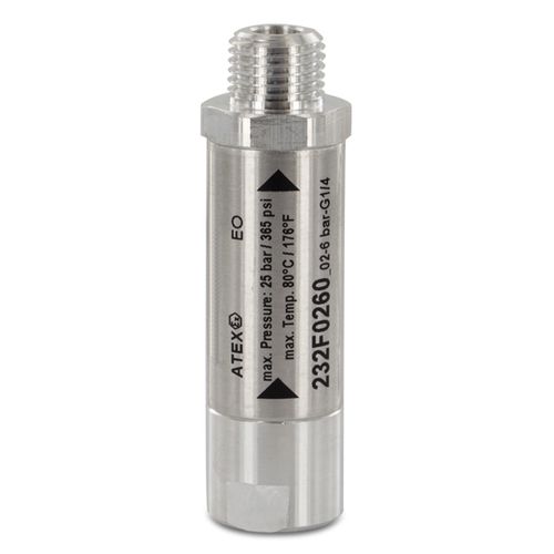 Регулятор давления сжатого воздуха 232 для инертных газов одноступенчатый из алюминия