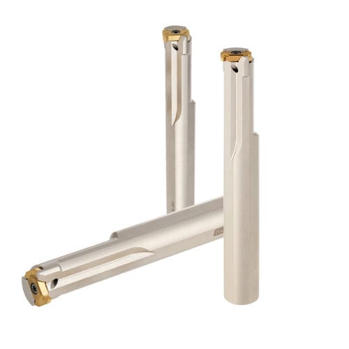 Internal parting and grooving tool QUAD-I-RUSHinsertwith internal coolant