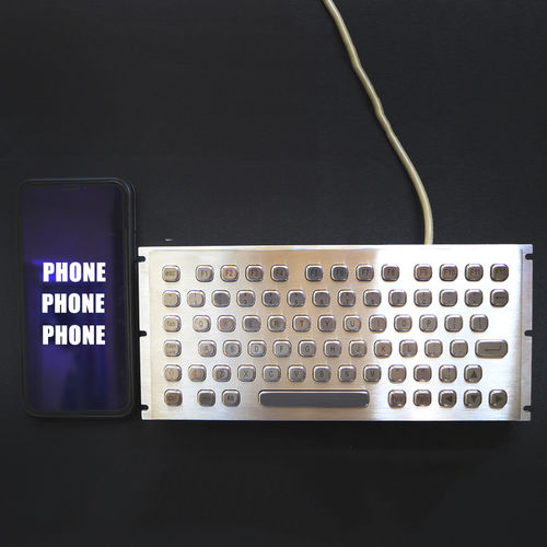 Клавиатура панельная МКА-75с механическими клавишамис клавишей Fn75-клавишная