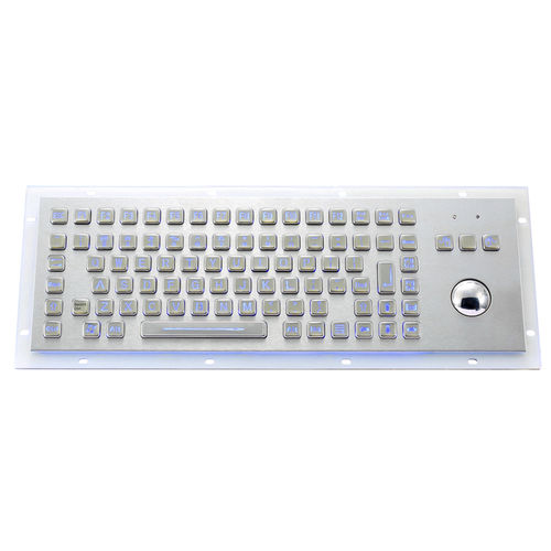 Клавиатура с подсветкой MKA-89-BLкрепление к панелис механическими клавишамис 3-мя клавишами мыши