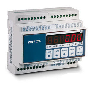Светодиодный индикатор-передатчик веса DGT4DIN для монтажа на рейку, водонепроницаемый