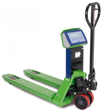 Ручная гидравлическая тележка серии TPWA с весами за спиной