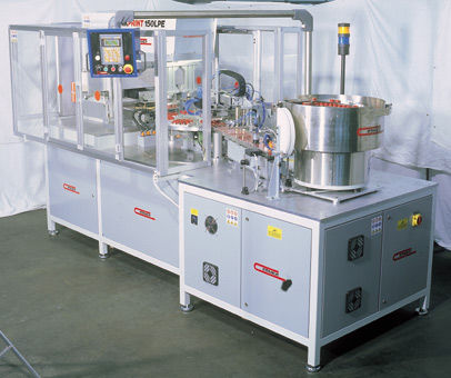 Машина тампопечати с герметичным чернильным контейнером автоматическаядвухцветнаядля крышек