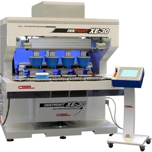 Машина тампопечати с герметичным чернильным резервуаром INKPRINT XE30 4Cавтоматическаячетырехкрасочная электропневматическая
