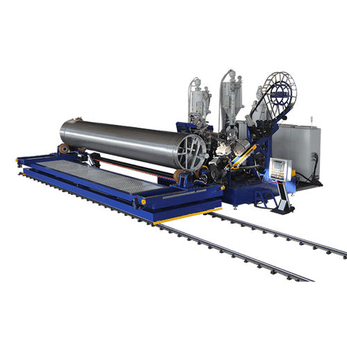 Spiral pipe making machine PSW-3000HDPE pipe