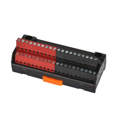 Клеммная колодка для монтажа на DIN-рейке Серия ACRвинтовые соединенияМодуль ввода-выводакомпактный