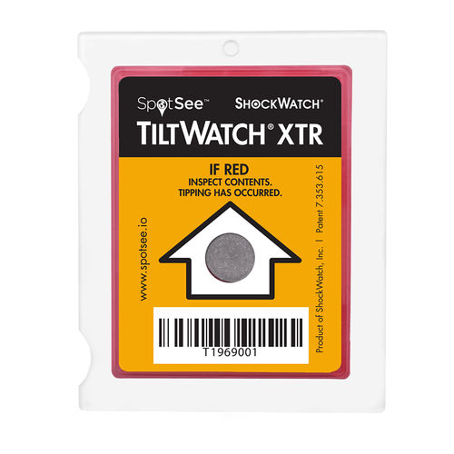 Индикатор наклона Этикетка TiltWatch XTRпростая установканеобратимый