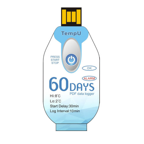 Регистратор данных температуры TempU USBбез дисплея