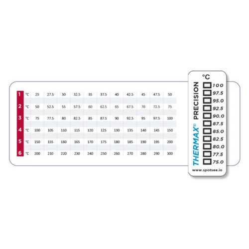 Индикатор температуры Thermax® Precisionlabelпрецизионный необратимый