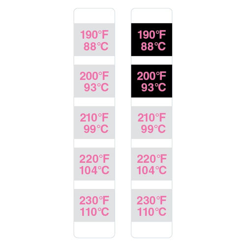 Клейкая этикетка THERMOSTRIP DC инспекциясушкаотверждение