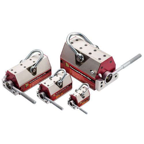 Подъёмник на постоянных магнитах с ручным управлением серии ECMC-Mдля листового металладля балокдля железных стержней