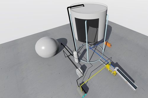 Смесительный резервуар для ферментацииУтилизация пищевых отходовпромышленность