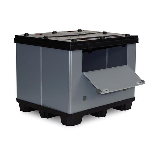 Ящик для поддонов из полипропилена TPtransportstoragefolding