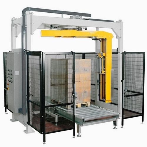 Машина для обмотки паллет с поворотным рычагом RAS100автоматическая стретч-пленка