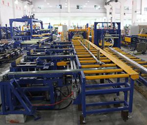 Автоматическая линия упаковки алюминиевого профиля