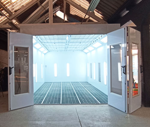 Покрасочная камера для автомобиля Evolutive 8M Utilitaireзакрытыйсухой фильтрфильтр с активированным углем