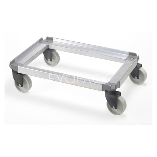 Транспортная тележка 91868из нержавеющей сталис поворотными роликами