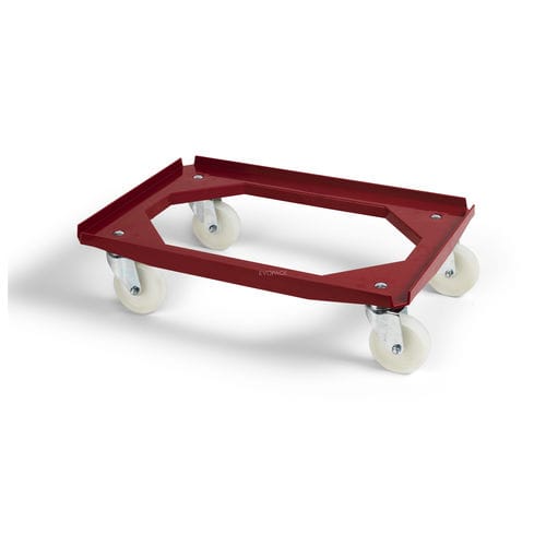 Транспортная тележка 91741из нержавеющей сталис поворотными роликами