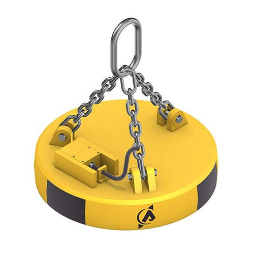 Круглый электроподъемный магнит серии CSAс электрическим переключением.