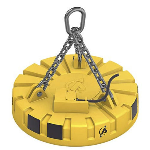 Круглый электроподъемный магнит серии CGMA R с электрическим переключением.