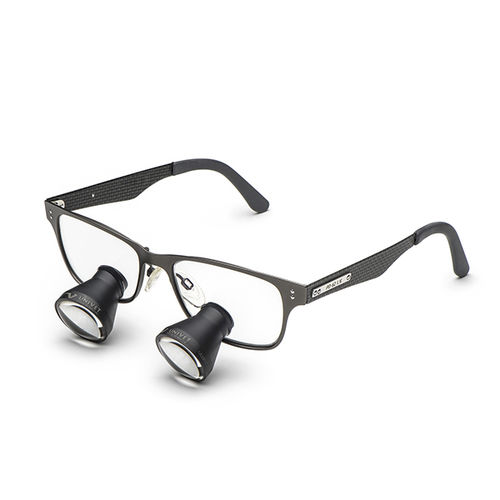 Защитные очки из карбона Ясень Галилеевс боковыми щитками с увеличением