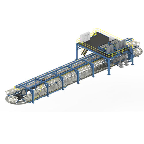 Автоматическая производственная линия Овалвысокоскоростнаялинейная с управлением от ПЛК