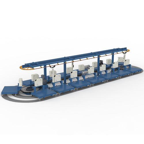 Автоматическая производственная линия Ground Rail высокоскоростнаямодульная непрерывного действия