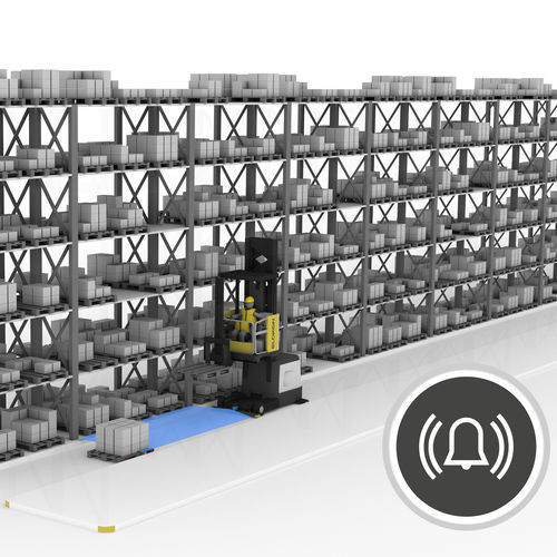 Система предотвращения столкновений ELOassistдля вилочных погрузчиковдля склададля зон с плохой видимостью