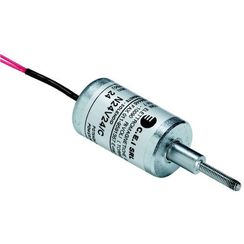 Запирающий соленоид N 24 с магнитной фиксацией