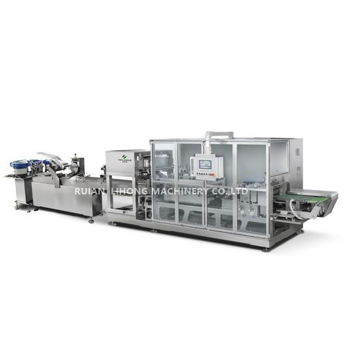 Упаковочная машина с 4-сторонней запечаткой GSB-220, с сервоприводом, с управлением от ПЛК, горизонтальная