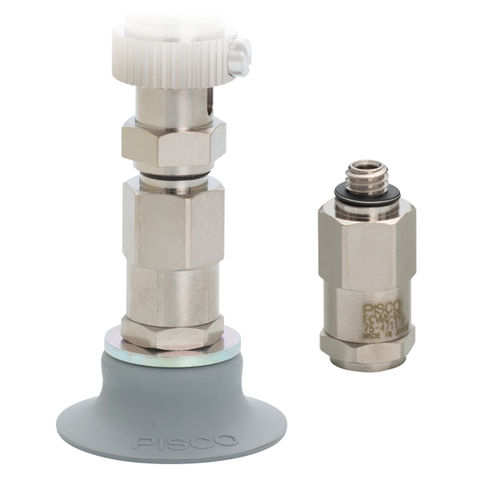 Fall prevention non-return valve ECV seriesthreadedfor vacuumfor compressed air