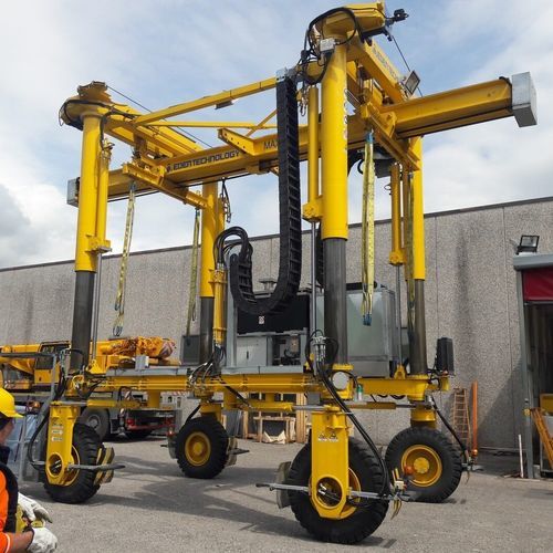Кран козловой на резиновых колесах eMOBILIFT 40для сборочных площадокдля строительных работсварки
