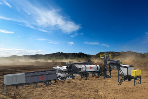 Асфальтовый завод непрерывного действия ПАК-120 / ТЮРКУАЗстационарный