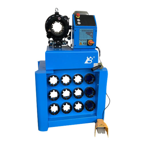 Машина для обжима шлангов YB-P20полуавтоматическая с ножным управлением