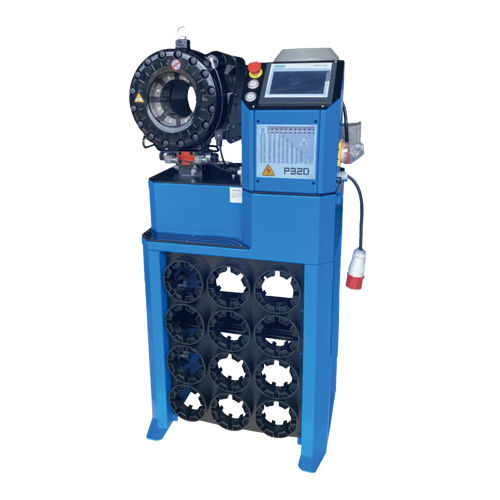 Машина для обжима шлангов YB-P32Dавтоматическая с ножным управлением