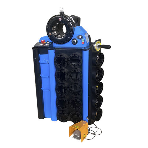 Машина для обжима шлангов YB-P33автоматическая с ножным управлением