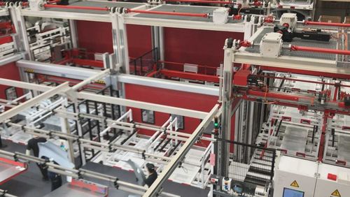 Стеллаж-паллетайзер для транспортировкидля запчастей