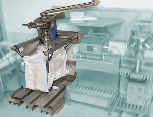 Автоматическая станция наполнения биг-бэгов порошками, гранулятами, для пищевой промышленности