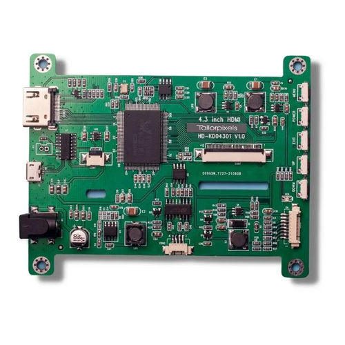 Преобразователь ЖК-модуля TBK043HD-01videoRGB в HDMI для крепления на плате