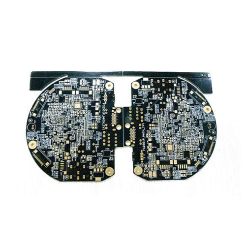 Гибкая печатная плата с металлическим сердечником, двухслойная