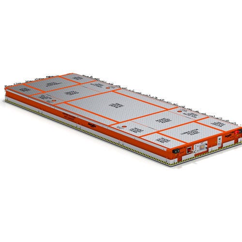 Перемещение AGV для тяжелых грузов в одном направлении