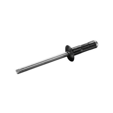 Заклепка потайная RAINBOW -MULTI- RAL 9005 AL/STкруглая головкастальной серый