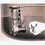 Турбинный смеситель RSEbatchдля жидкостей горизонтальный