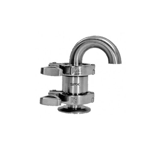 Кран шаровой 40CF-AR ручной, иноксполипропилен